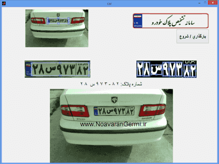 تصویر matlab_9715_4 پروژه تشخیص پلاک خودروهای ایرانی با MATLAB پایان نامه کامل