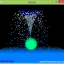 انیمیشن بارش ذرات با OpenGL به زبان ++Visual C